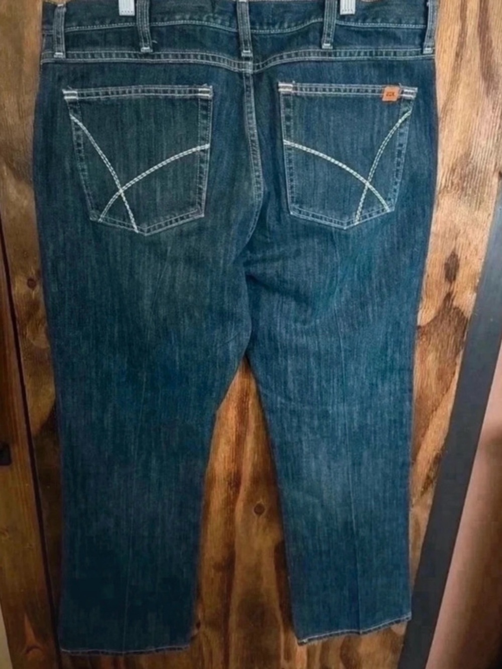 Wrangler FR Men's Navy Blue Bootcut Jeans